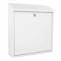 Edelstahl Briefkasten Mailbox Firenze Weiß