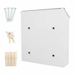 Edelstahl Briefkasten Mailbox Firenze Weiß 8 Edelstahl Briefkasten Mailbox Firenze Weiß -Türschilder aus Edelstahl Geschäft edelstahl briefkasten mailbox firenze weiss4