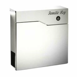 Edelstahl Briefkasten Mit FUNKKLINGEL Postkasten Wandbriefkasten Izzy