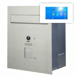 Edelstahl Briefkasten Mit Kamera Video Touchscreen & Videospeicher 1 Monitor