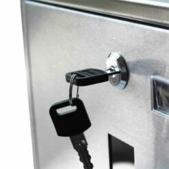 Edelstahl Briefkasten Mit Schutzlack Lackiert Mit Zeitungsrolle & Sichtfenster -Türschilder aus Edelstahl Geschäft edelstahl briefkasten mit schutzlack lackiert mit zeitungsrolle sichtfenster4