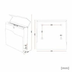 Edelstahl Briefkasten Standbriefkasten Mailbox Mit Zeitungsfach & Beschriftung Torben -Türschilder aus Edelstahl Geschäft edelstahl briefkasten standbriefkasten mailbox mit zeitungsfach beschriftung torben5