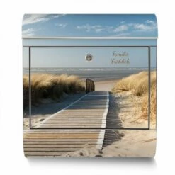 Edelstahl Briefkasten Wandbriefkasten Design Dünen -Türschilder aus Edelstahl Geschäft edelstahl briefkasten wandbriefkasten design duenen3