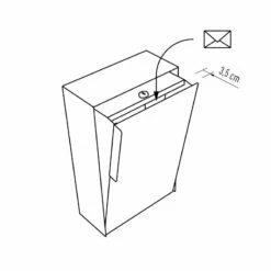 Edelstahl Briefkasten Wandbriefkasten Firona Mit Holzdekor-Front -Türschilder aus Edelstahl Geschäft edelstahl briefkasten wandbriefkasten firona mit holzdekor front5