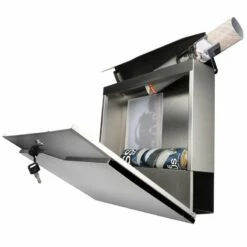 Edelstahl Briefkasten Wandbriefkasten Mailbox Mit Zeitungsfach & Beschriftung -Türschilder aus Edelstahl Geschäft edelstahl briefkasten wandbriefkasten mailbox mit zeitungsfach beschriftung3