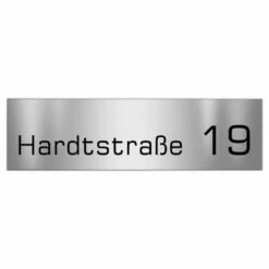 Edelstahl Briefkastennamensblende In Verschiedenen Größen & Farben -Türschilder aus Edelstahl Geschäft edelstahl briefkastennamensblende in verschiedenen groessen farben5