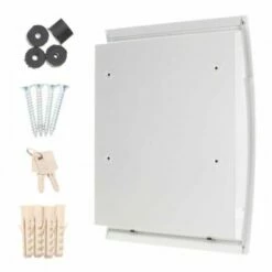 Edelstahl Design Mailbox Briefkasten Harrow Weiß -Türschilder aus Edelstahl Geschäft edelstahl design mailbox briefkasten harrow weiss5