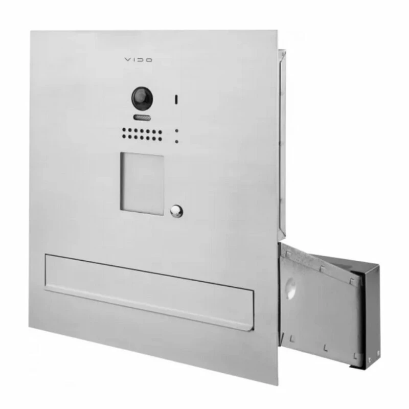 Edelstahl Durchwurfbriefkasten Mit Kamera FARBE LCD 2 DRAHT 4 Monitor 2 Edelstahl Durchwurfbriefkasten Mit Kamera FARBE LCD 2 DRAHT 4 Monitor – Bild 2