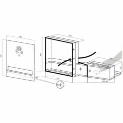 Edelstahl Durchwurfbriefkasten Mit Kamera TFT FARBE LCD Touchsensor 4 Monitore -Türschilder aus Edelstahl Geschäft edelstahl durchwurfbriefkasten mit kamera tft farbe lcd touchsensor 4 monitore4