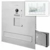 Edelstahl Durchwurfbriefkasten Mit Kamera & Touchsensortasten 1 Monitor