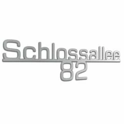 Edelstahl Hausnummer Straßen Schriftzug Selbst Gestalten In Vielen RAL Farben TYP3 -Türschilder aus Edelstahl Geschäft edelstahl hausnummer strassen schriftzug selbst gestalten in vielen ral farben typ37