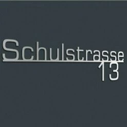 Edelstahl Hausnummer Straßen Schriftzug Selbst Gestalten TYP1 8 Edelstahl Hausnummer Straßen Schriftzug Selbst Gestalten TYP1 -Türschilder aus Edelstahl Geschäft edelstahl hausnummer strassen schriftzug selbst gestalten typ13
