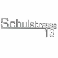 Edelstahl Hausnummer Straßen Schriftzug Selbst Gestalten TYP1 9 Edelstahl Hausnummer Straßen Schriftzug Selbst Gestalten TYP1 -Türschilder aus Edelstahl Geschäft edelstahl hausnummer strassen schriftzug selbst gestalten typ14