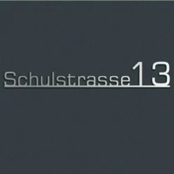 Edelstahl Hausnummer Straßen Schriftzug Selbst Gestalten TYP2 -Türschilder aus Edelstahl Geschäft edelstahl hausnummer strassen schriftzug selbst gestalten typ22