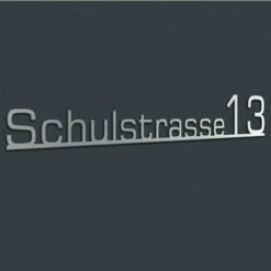 Edelstahl Hausnummer Straßen Schriftzug Selbst Gestalten TYP2 -Türschilder aus Edelstahl Geschäft edelstahl hausnummer strassen schriftzug selbst gestalten typ23