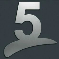 Edelstahl Hausnummernschild Hausnummer 1 Zeichen Auf Bogen -Türschilder aus Edelstahl Geschäft edelstahl hausnummernschild hausnummer 1 zeichen auf bogen3