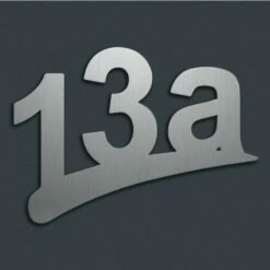 Edelstahl Hausnummernschild Hausnummer 3 Zeichen Auf Bogen -Türschilder aus Edelstahl Geschäft edelstahl hausnummernschild hausnummer 3 zeichen auf bogen6