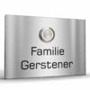 Edelstahl Klingelplatte 100x70mm Türklingelschild