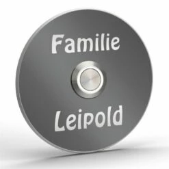 Edelstahl Klingelplatte RUND In Verschiedenen Größen -Türschilder aus Edelstahl Geschäft edelstahl klingelplatte rund in verschiedenen groessen4