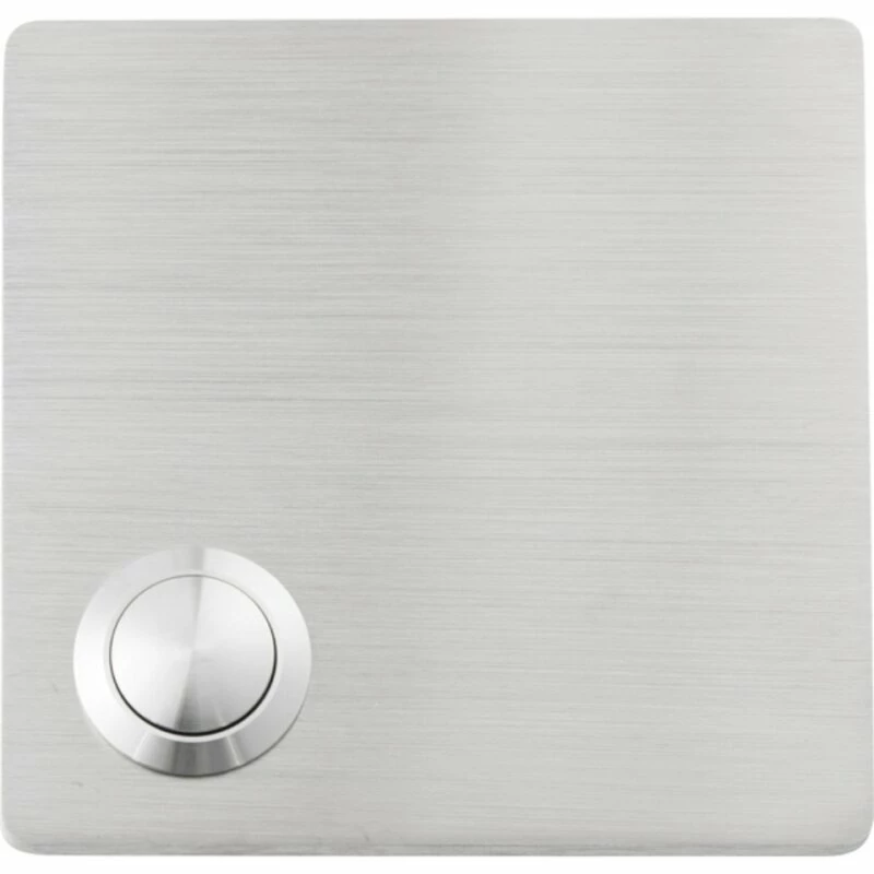 Edelstahl Klingelplatte V4A Klingeltaster Baltrum 1 Edelstahl Klingelplatte V4A Klingeltaster Baltrum