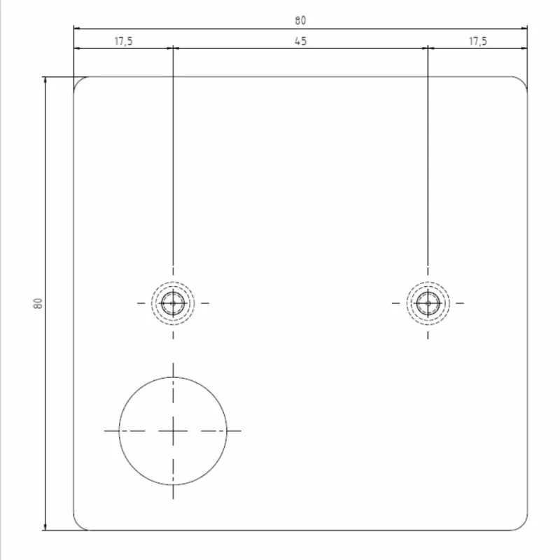 Edelstahl Klingelplatte V4A Klingeltaster Baltrum 2 Edelstahl Klingelplatte V4A Klingeltaster Baltrum – Bild 2
