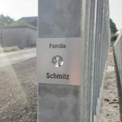 Edelstahl Pfostenklingel In Verschiedenen Größen