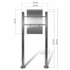 Edelstahl Standbriefkasten Briefkasten Mailbox Eichhörnchen -Türschilder aus Edelstahl Geschäft edelstahl standbriefkasten briefkasten mailbox eichhoernchen6