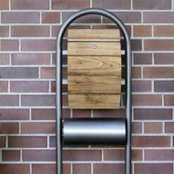 Edelstahl Standbriefkasten Briefkasten Mailbox Hammerschlag Holzplanken 8 Edelstahl Standbriefkasten Briefkasten Mailbox Hammerschlag Holzplanken -Türschilder aus Edelstahl Geschäft edelstahl standbriefkasten briefkasten mailbox hammerschlag holzplanken3