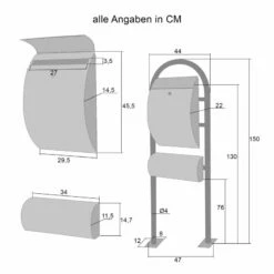 Edelstahl Standbriefkasten Briefkasten Mailbox Hammerschlag Holzplanken 11 Edelstahl Standbriefkasten Briefkasten Mailbox Hammerschlag Holzplanken -Türschilder aus Edelstahl Geschäft edelstahl standbriefkasten briefkasten mailbox hammerschlag holzplanken6