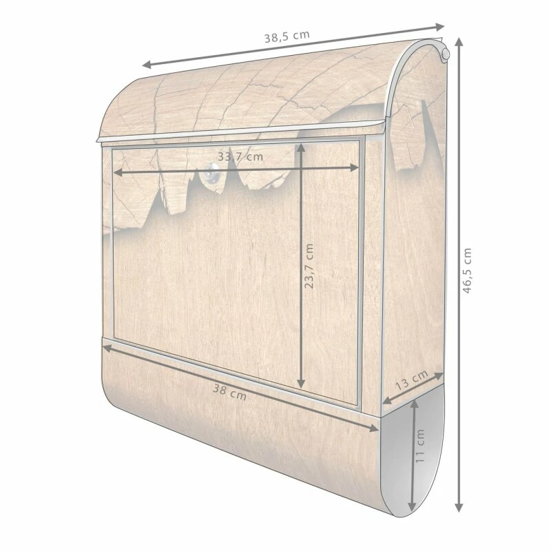 Edelstahl Standbriefkasten Briefkasten Mailbox Stahl Holz 5 Edelstahl Standbriefkasten Briefkasten Mailbox Stahl Holz – Bild 5