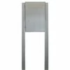 Edelstahl Standbriefkasten Hausbriefkasten Classic 044