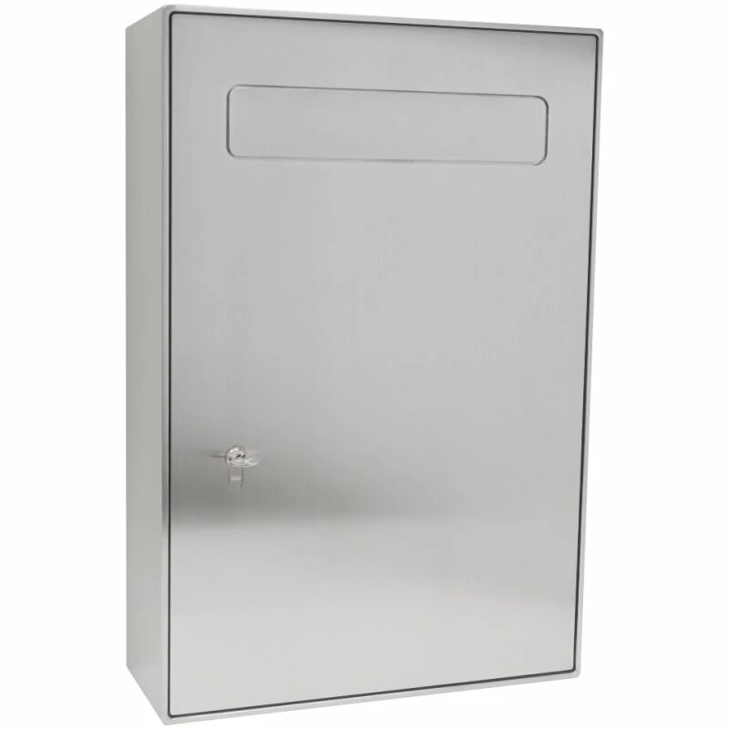 Edelstahl Standbriefkasten Hausbriefkasten Classic 044 5 Edelstahl Standbriefkasten Hausbriefkasten Classic 044 – Bild 5