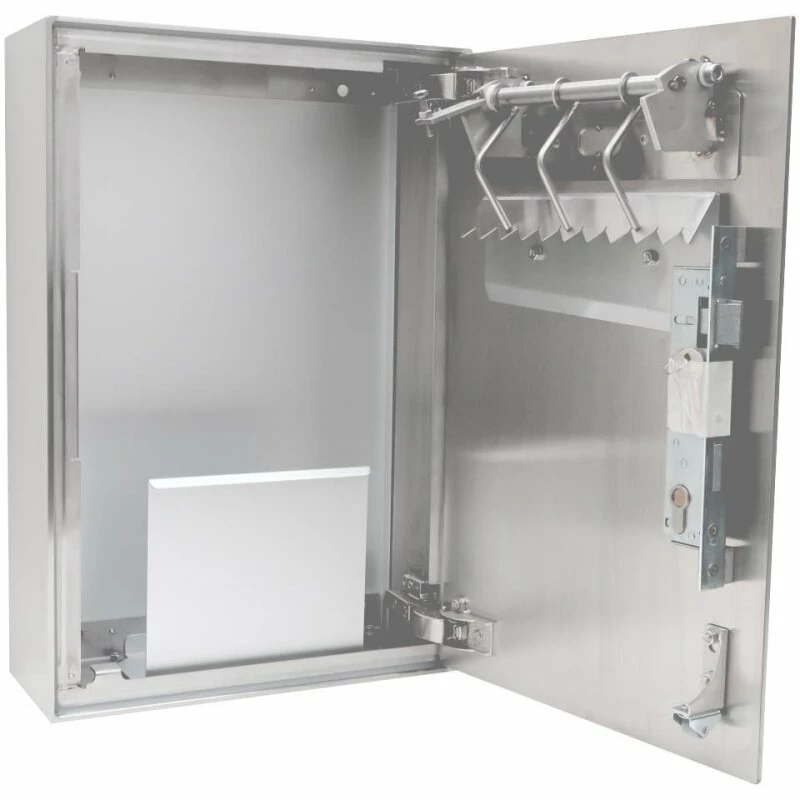 Edelstahl Standbriefkasten Hausbriefkasten Classic 044 6 Edelstahl Standbriefkasten Hausbriefkasten Classic 044 – Bild 6