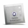 Edelstahl Türklingel 100x100mm Klingelschild Baltic