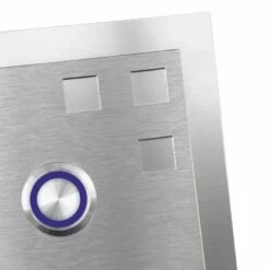 Edelstahl Türklingel 100x100mm Klingelschild Square -Türschilder aus Edelstahl Geschäft edelstahl tuerklingel 100x100mm klingelschild square2