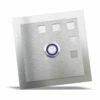 Edelstahl Türklingel 100x100mm Mit Designelement 3