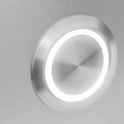 Edelstahl Türklingel 70x70mm Mit 35mm LED Taster -Türschilder aus Edelstahl Geschäft edelstahl tuerklingel 70x70mm mit 35mm led taster2