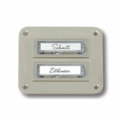 Edelstahl Türklingel 75x90mm Klingeltaster 2fach LED Beleuchtet