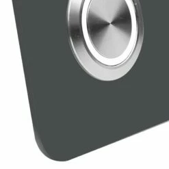 Edelstahl Türklingel Anthrazit 90x90mm Mit 35mm LED Taster -Türschilder aus Edelstahl Geschäft edelstahl tuerklingel anthrazit 90x90mm mit 35mm led taster2