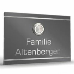 Edelstahl Türklingel Klingelplatte 100x70mm Anthrazit RAL 7016 Zimy 5 Edelstahl Türklingel Klingelplatte 100x70mm Anthrazit RAL 7016 Zimy -Türschilder aus Edelstahl Geschäft edelstahl tuerklingel klingelplatte 100x70mm anthrazit ral 7016 zimy3