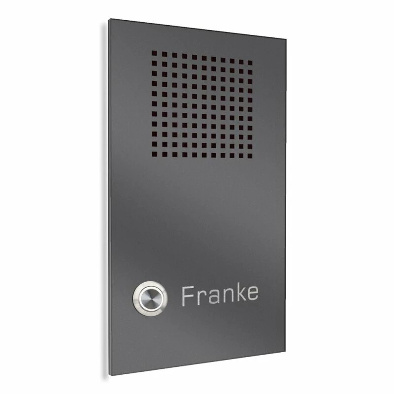 Edelstahl Türklingel Klingeltableau 150x250mm Mit Sprechsieb 5 Edelstahl Türklingel Klingeltableau 150x250mm Mit Sprechsieb – Bild 5