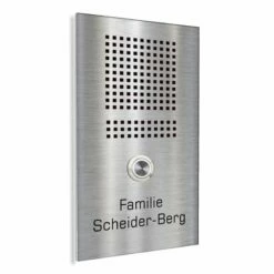 Edelstahl Türklingel Türklingeltableau 150x250mm Mit Sprechsieb