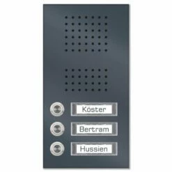 Edelstahl Unterputz Dreifamilien Türklingel 145x245mm -Türschilder aus Edelstahl Geschäft edelstahl unterputz dreifamilien tuerklingel 145x245mm3