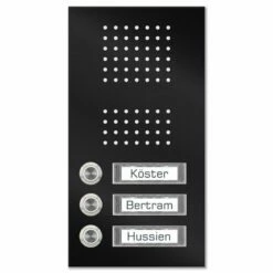 Edelstahl Unterputz Dreifamilien Türklingel 145x245mm -Türschilder aus Edelstahl Geschäft edelstahl unterputz dreifamilien tuerklingel 145x245mm4