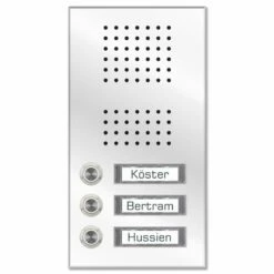 Edelstahl Unterputz Dreifamilien Türklingel 145x245mm -Türschilder aus Edelstahl Geschäft edelstahl unterputz dreifamilien tuerklingel 145x245mm5