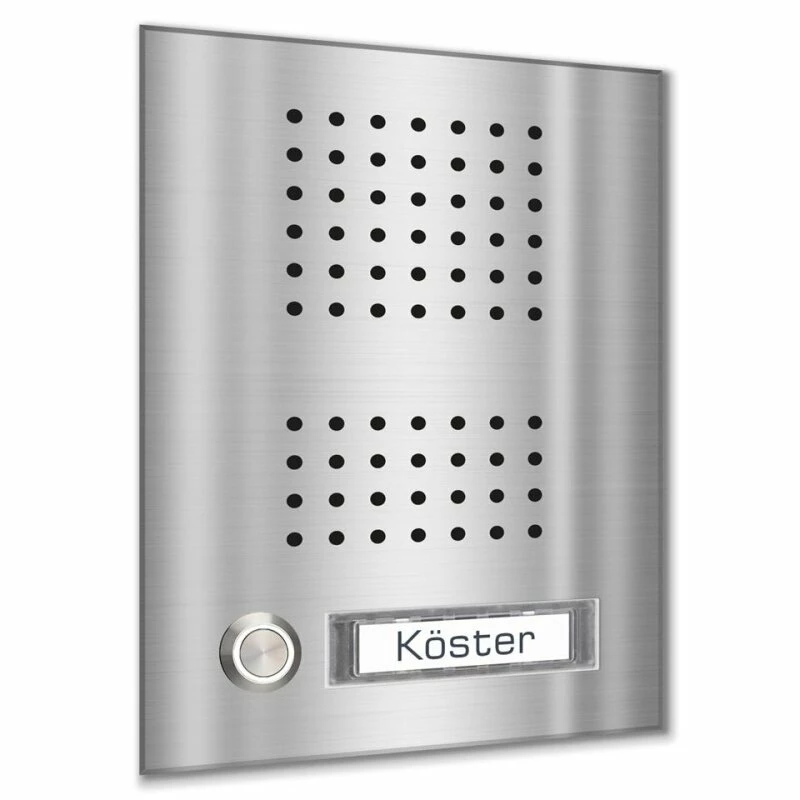 Edelstahl Unterputz Einfamilien Türklingel 145x185mm 1 Edelstahl Unterputz Einfamilien Türklingel 145x185mm