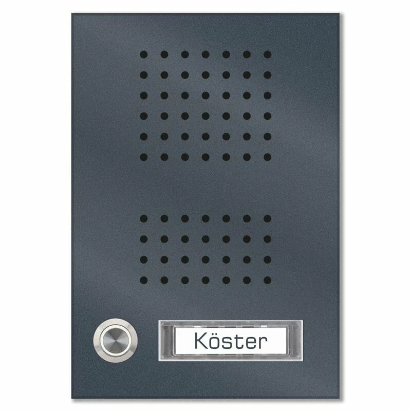 Edelstahl Unterputz Einfamilien Türklingel 145x185mm 3 Edelstahl Unterputz Einfamilien Türklingel 145x185mm – Bild 3