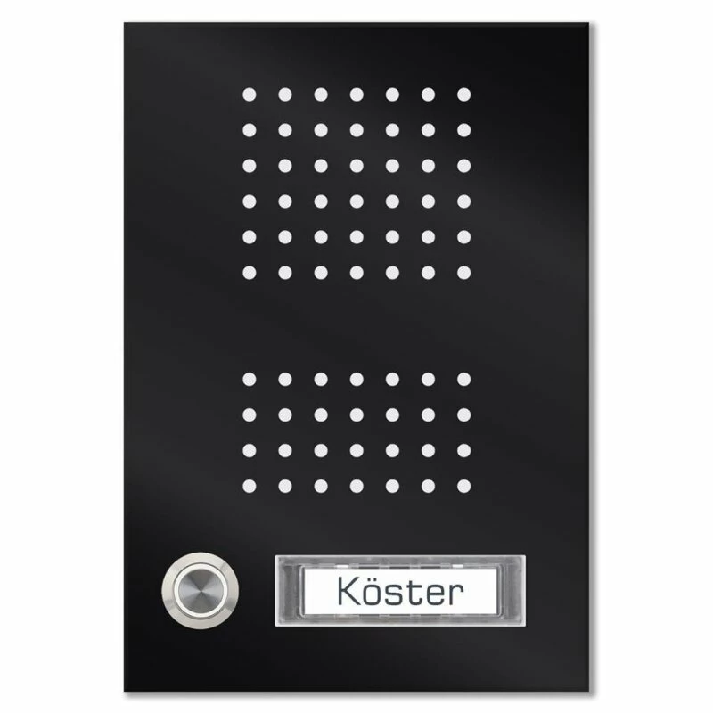 Edelstahl Unterputz Einfamilien Türklingel 145x185mm 4 Edelstahl Unterputz Einfamilien Türklingel 145x185mm – Bild 4