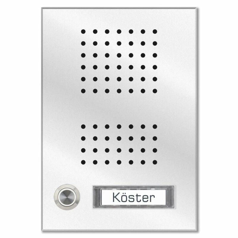 Edelstahl Unterputz Einfamilien Türklingel 145x185mm 5 Edelstahl Unterputz Einfamilien Türklingel 145x185mm – Bild 5