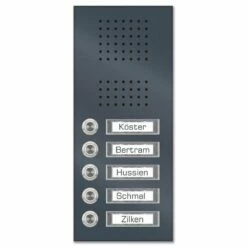 Edelstahl Unterputz Fünffamilien Türklingel 145x304mm -Türschilder aus Edelstahl Geschäft edelstahl unterputz fuenffamilien tuerklingel 145x304mm3